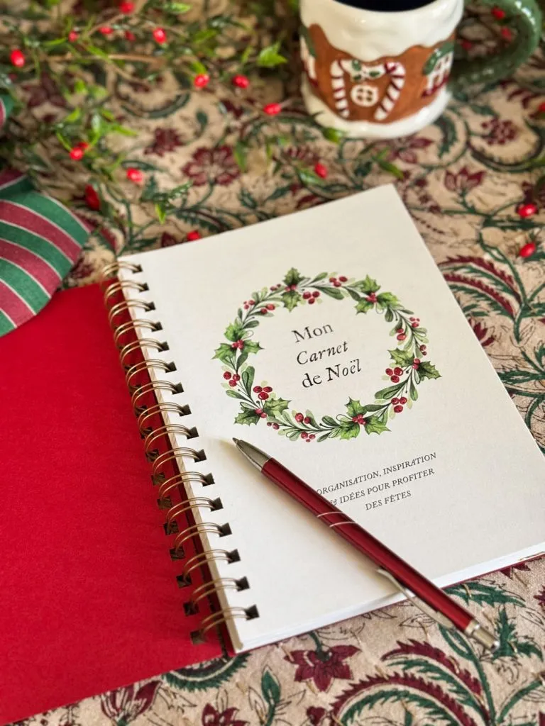 Mon Carnet de Noël Artisan Paper papeterie